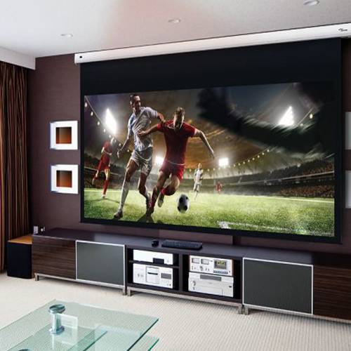 Large staged motorized screen (2)